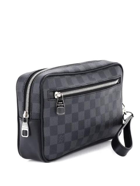 Kasai Damier Graphite clutch bag by LOUIS VUITTON 