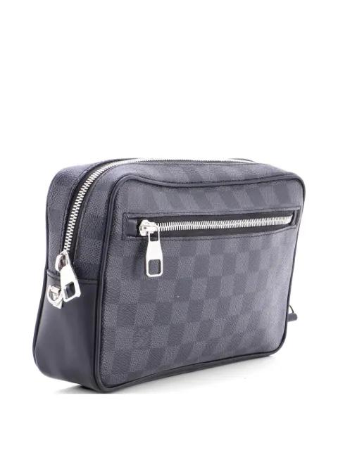Kasai Damier Graphite clutch bag by LOUIS VUITTON 