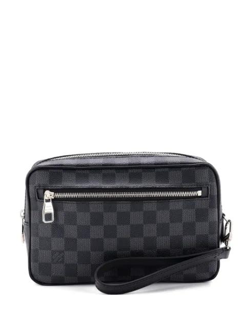 Kasai Damier Graphite clutch bag by LOUIS VUITTON 