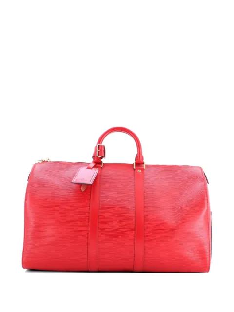 Keepall Bag Epi Leather 45 travel bag by LOUIS VUITTON 
