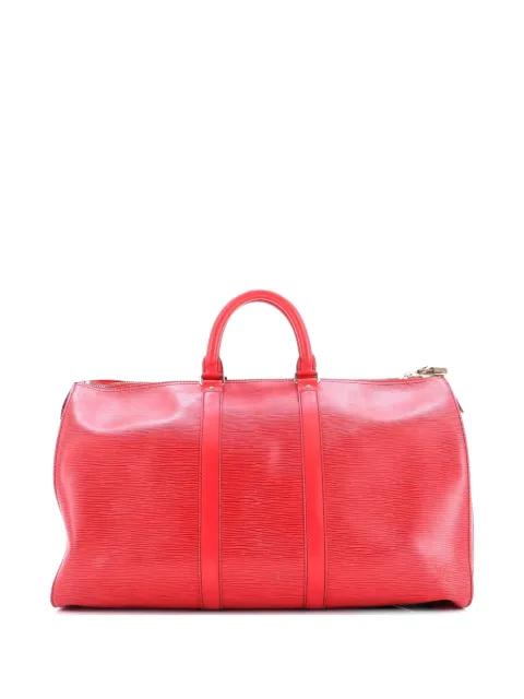 Keepall Bag Epi Leather 45 travel bag by LOUIS VUITTON 