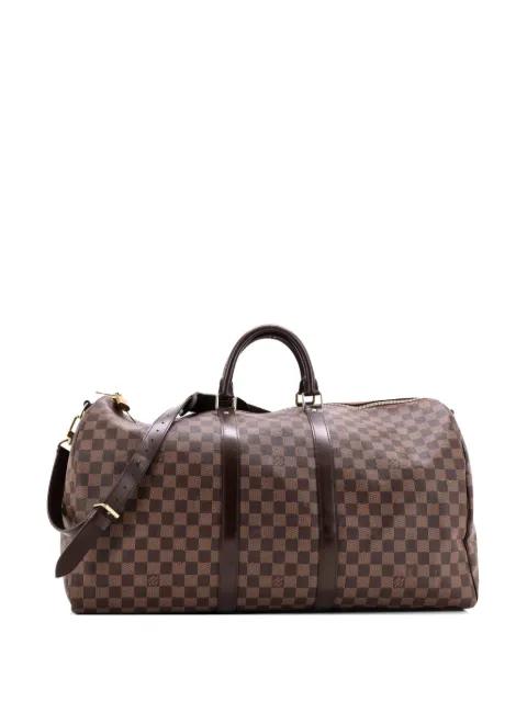 Keepall Bandouliere Bag Damier 55 travel bag by LOUIS VUITTON 