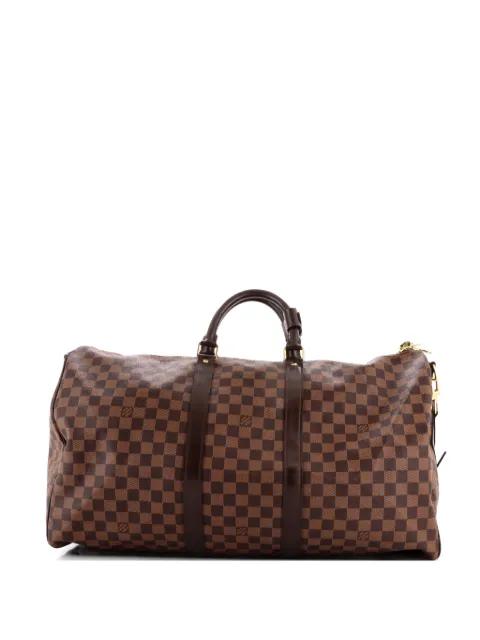 Keepall Bandouliere Bag Damier 55 travel bag by LOUIS VUITTON 