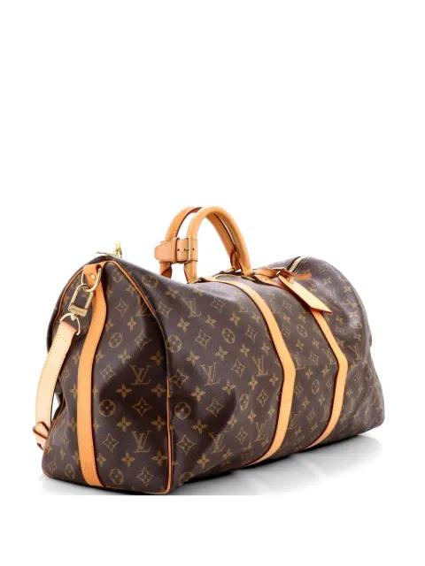 Keepall Bandouliere Bag Monogram Canvas 50 travel bag by LOUIS VUITTON 