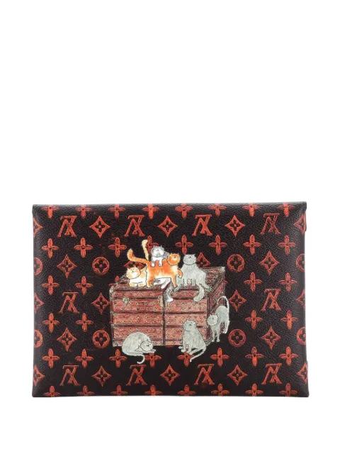Kirigami Pochette Set Limited Edition Grace Coddington Catogram Canvas clutch bag by LOUIS VUITTON 
