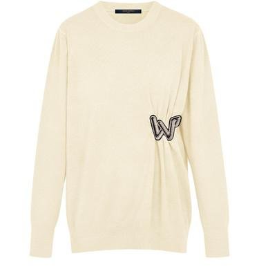 Knitted Pullover With Embroidered Patch by LOUIS VUITTON