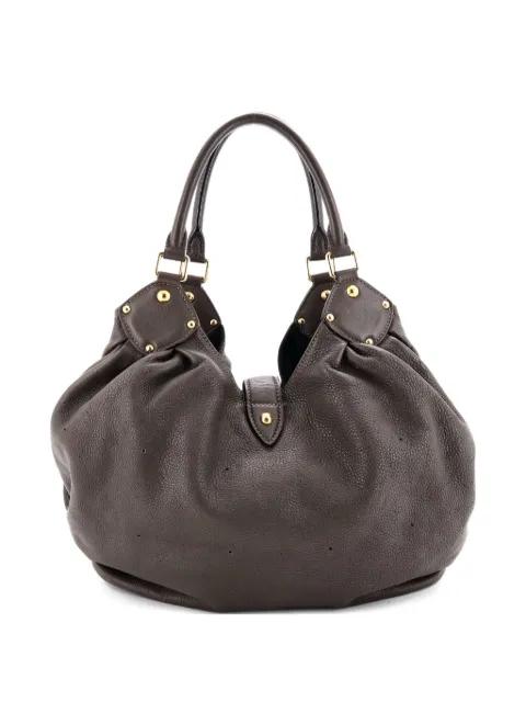 L Mahina Leather hobo bag by LOUIS VUITTON 