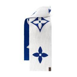 LV Medallion Knit Scarf by LOUIS VUITTON