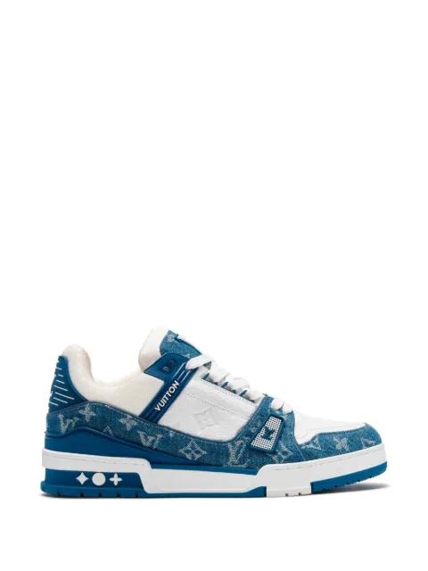 LV Trainer monogram denim sneakers by LOUIS VUITTON 