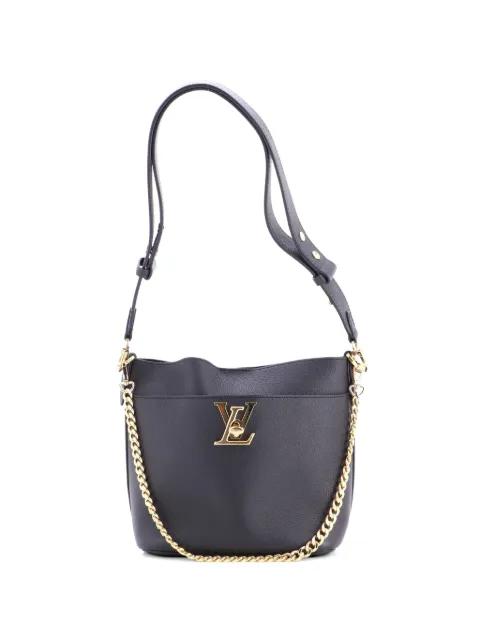 Lock and Walk Leather bucket bag by LOUIS VUITTON 