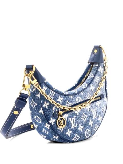 Loop Handbag Monogram Jacquard Denim hobo bag by LOUIS VUITTON 