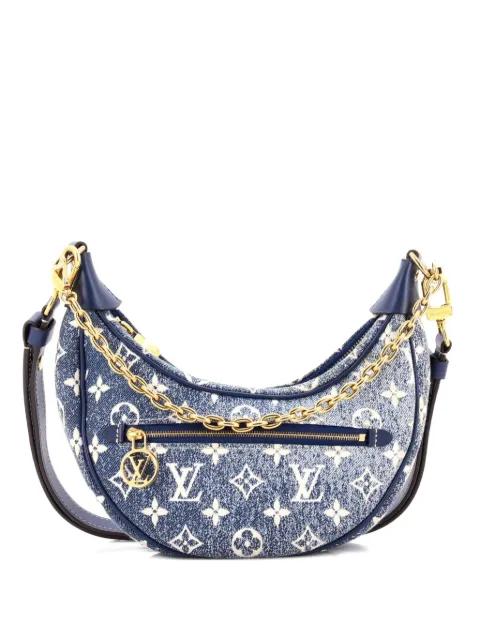 Loop Handbag Monogram Jacquard Denim hobo bag by LOUIS VUITTON 
