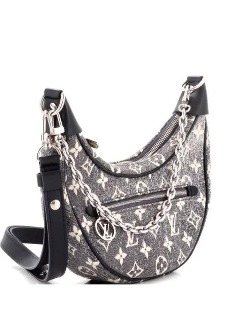 Loop Handbag Monogram Jacquard Denim hobo bag by LOUIS VUITTON 