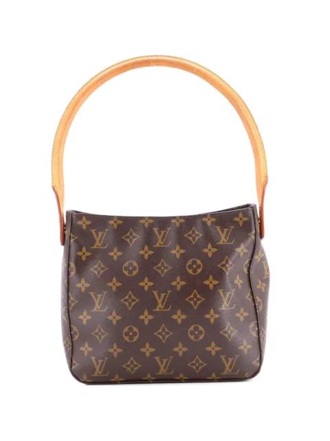 Looping Handbag Monogram Canvas MM satchel by LOUIS VUITTON 