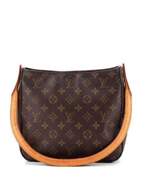 Looping Handbag Monogram Canvas MM satchel by LOUIS VUITTON 
