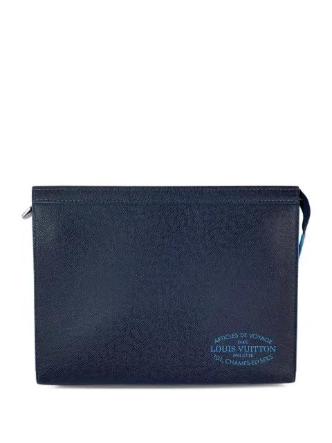 MM Taiga leather pochette by LOUIS VUITTON 