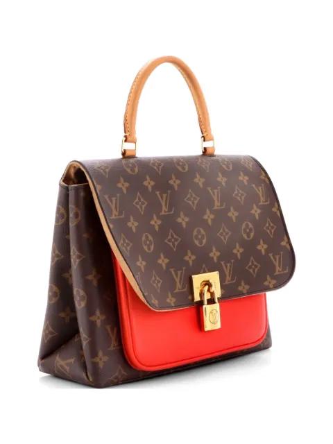 Marignan Handbag Monogram Canvas with Leather shoulder bag by LOUIS VUITTON 