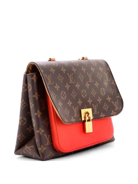 Marignan Handbag Monogram Canvas with Leather shoulder bag by LOUIS VUITTON 