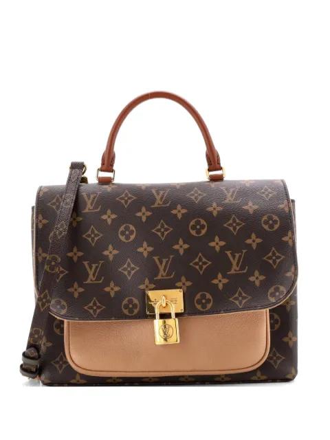 Marignan Handbag Monogram Canvas with Leather shoulder bag by LOUIS VUITTON 