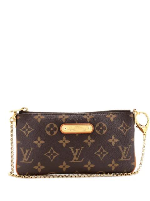Milla Pochette Monogram Canvas MM clutch bag by LOUIS VUITTON 