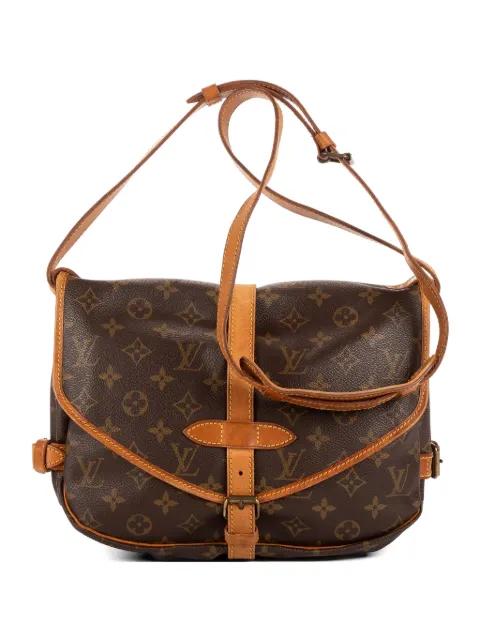 Monogram Saumur satchel bag by LOUIS VUITTON 