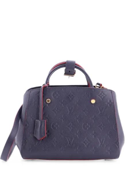 Montaigne Handbag Monogram Empreinte Leather BB satchel by LOUIS VUITTON 