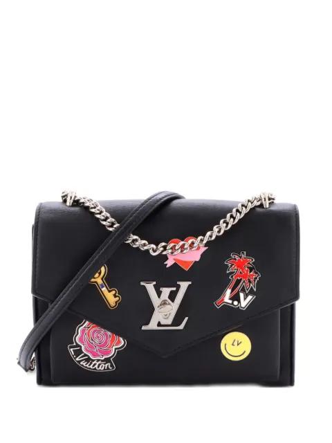 Mylockme Handbag Limited Edition Pin Embellished Leather BB shoulder bag by LOUIS VUITTON 