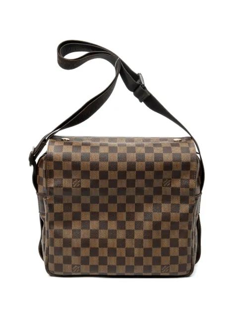 Naviglio Damier Ebène cross body bag by LOUIS VUITTON 