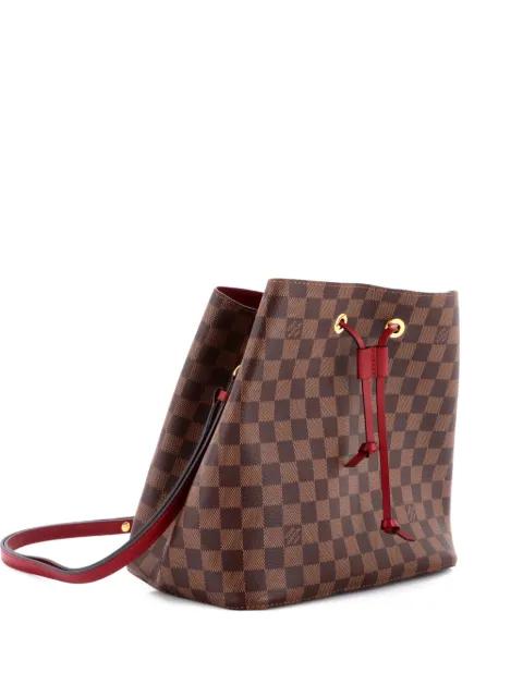 NeoNoe Handbag Damier with Leather MM bucket bag by LOUIS VUITTON 