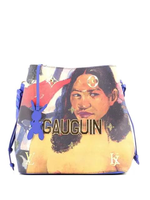 NeoNoe Handbag Limited Edition Jeff Koons Gauguin Print Canvas bucket bag by LOUIS VUITTON 