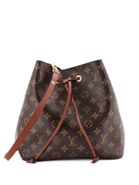 NeoNoe Handbag Monogram Canvas with Leather MM bucket bag by LOUIS VUITTON NeoNoe Handbag Monogram Canvas with Leather MM bucket bag by LOUIS VUITTON