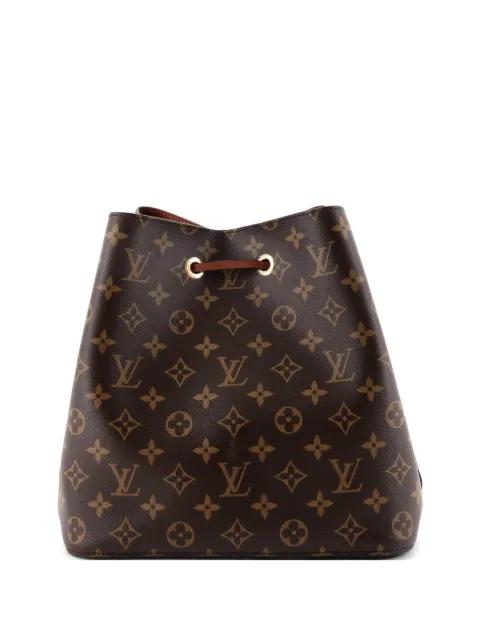 NeoNoe Handbag Monogram Canvas with Leather MM bucket bag by LOUIS VUITTON 