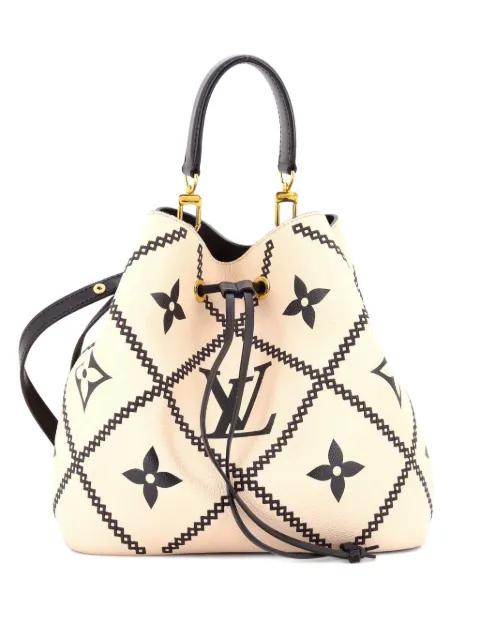 NeoNoe Handbag Monogram Empreinte Giant Broderies MM bucket bag by LOUIS VUITTON 