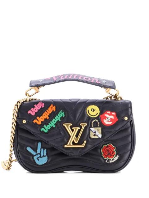 New Wave Chain Bag Limited Edition Patches Quilted Leather MM shoulder bag by LOUIS VUITTON 