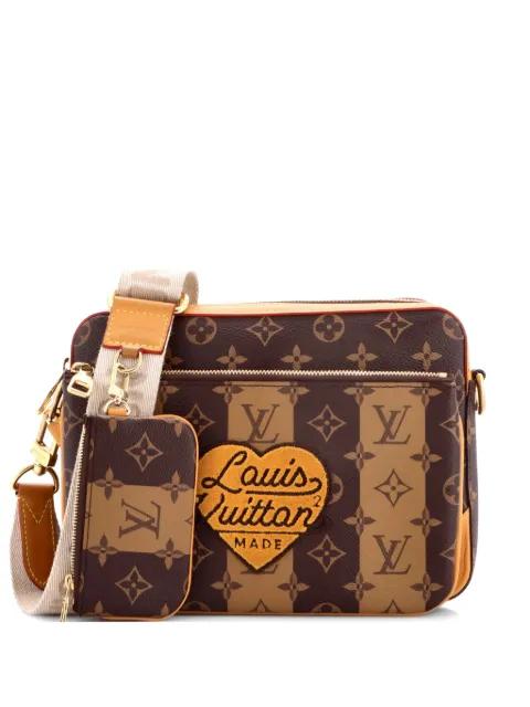 Nigo Trio Messenger Bag Limited Edition Stripes Monogram Canvas crossbody bag by LOUIS VUITTON 