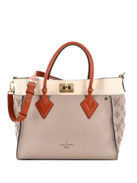 On My Side Monogram Tuffetage Leather MM tote bag by LOUIS VUITTON 