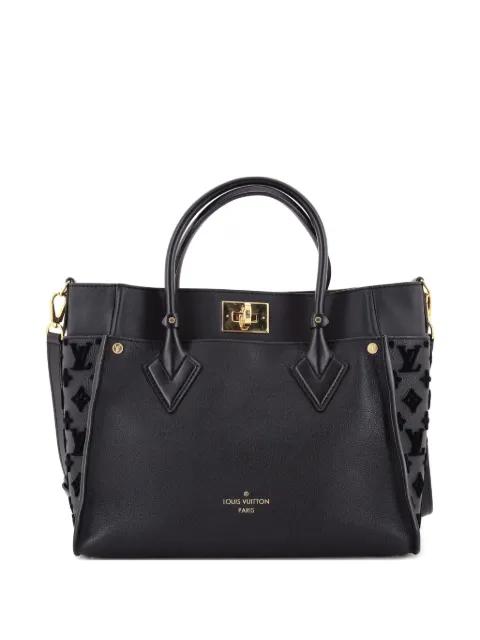 On My Side Monogram Tuffetage Leather MM tote bag by LOUIS VUITTON 