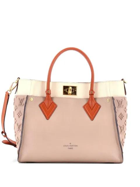 On My Side Monogram Tuffetage Leather MM tote bag by LOUIS VUITTON 