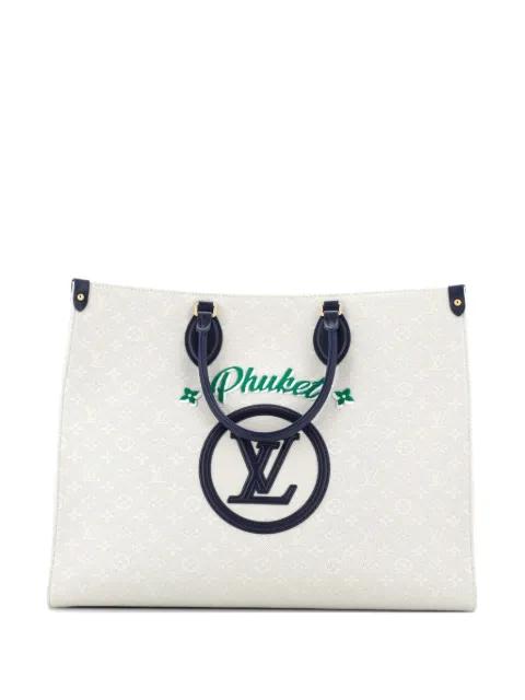OnTheGo Limited Edition Cities Monogram Jacquard and Tuffetage Canvas GM tote bag by LOUIS VUITTON 