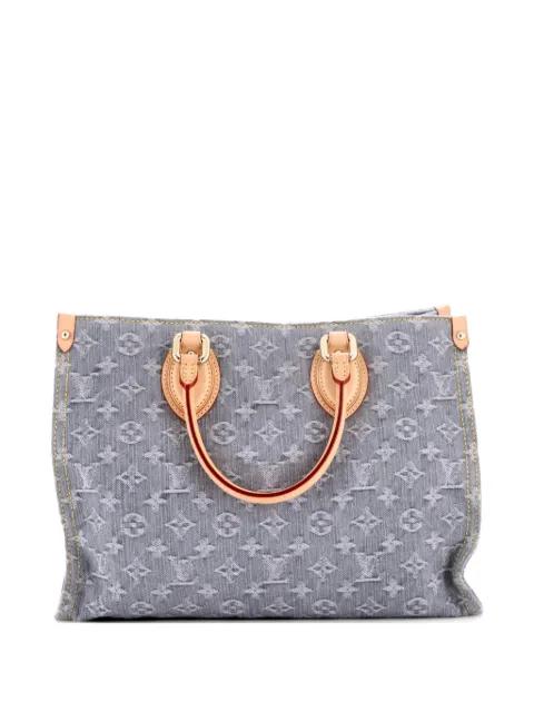 OnTheGo Monogram Denim MM tote bag by LOUIS VUITTON 