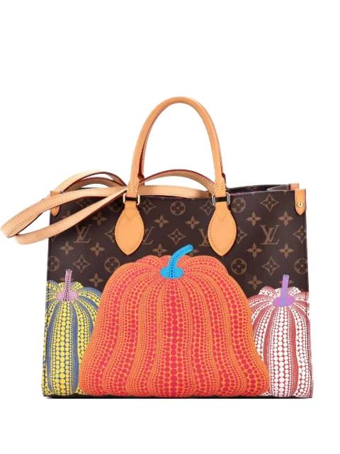 OnTheGo Yayoi Kusama Pumpkins Monogram Canvas MM tote bag by LOUIS VUITTON 