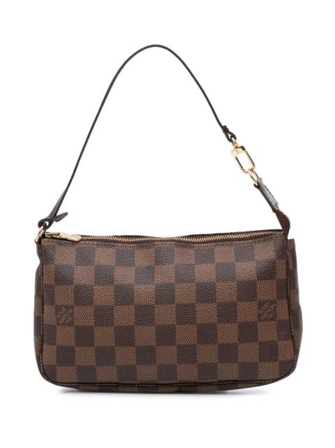 2008 Damier Ebene Pochette Accessoires shoulder bag by LOUIS VUITTON PRE-OWNED 2008 Damier Ebene Pochette Accessoires shoulder bag by LOUIS VUITTON PRE-OWNED