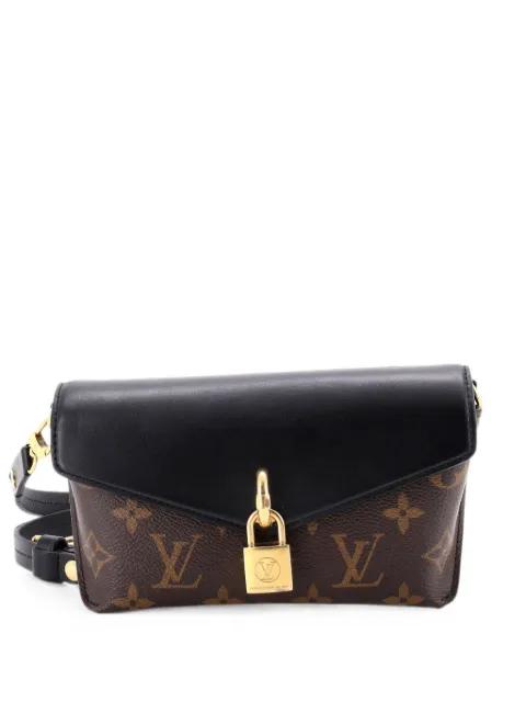 Padlock on Strap Handbag Monogram Canvas and Leather crossbody bag by LOUIS VUITTON 