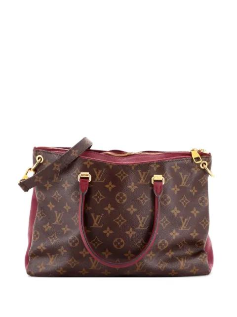 Pallas Tote Monogram Canvas with Leather shoulder bag by LOUIS VUITTON 