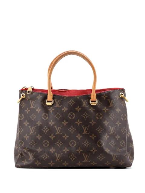 Pallas Tote Monogram Canvas with Leather shoulder bag by LOUIS VUITTON 