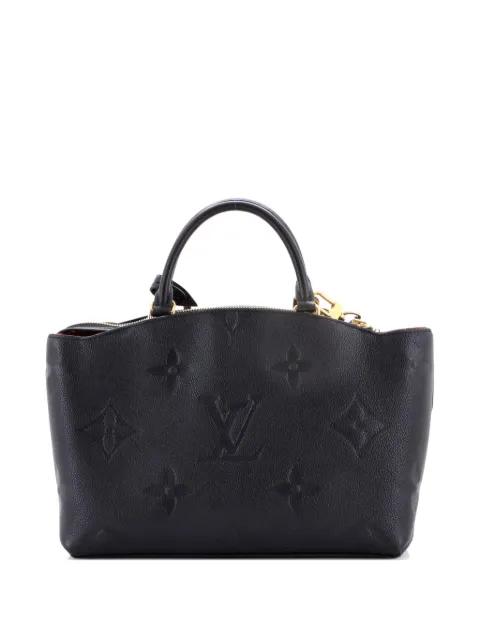 Petit Palais Handbag Monogram Empreinte Giant satchel by LOUIS VUITTON 