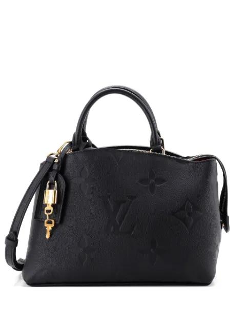 Petit Palais Handbag Monogram Empreinte Giant satchel by LOUIS VUITTON 