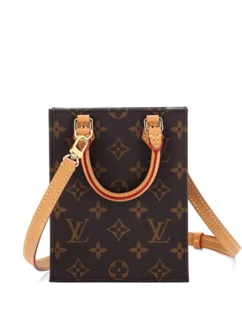 Petit Sac Plat Bag Monogram Canvas crossbody bag by LOUIS VUITTON 