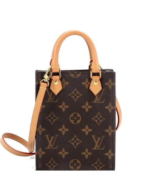 Petit Sac Plat Bag Monogram Canvas crossbody bag by LOUIS VUITTON 