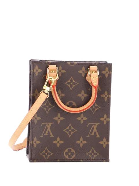 Petit Sac Plat Bag Monogram Canvas crossbody bag by LOUIS VUITTON 